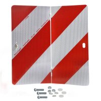 Parkwarntafel, klappb., Stahlblech, linksweisend / 423 x...