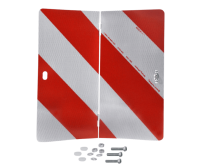 Parkwarntafel, klappb., Stahlblech, rechtsweisend / 423 x...