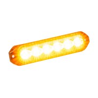LED R65 CL2-Blitzleuchte 6-LED gelb 24V 200cm Kabel