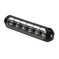 LED R65 CL2-Blitzleuchte 6-LED gelb 24V 200cm Kabel