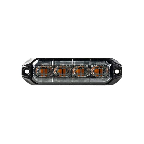 LED R65 CL2-Blitzer 4-LED gelb 24V 200cm Kabel