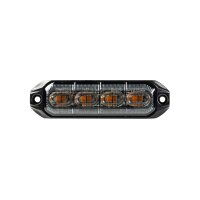 LED R65 CL2-Blitzer 4-LED gelb 24V 200cm Kabel