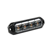 LED R65 CL2-Blitzer 4-LED gelb 24V 200cm Kabel