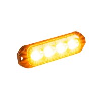 LED R65 CL2-Blitzer 4-LED gelb 24V 200cm Kabel