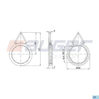 Radmutterindikator rot SW 33mm