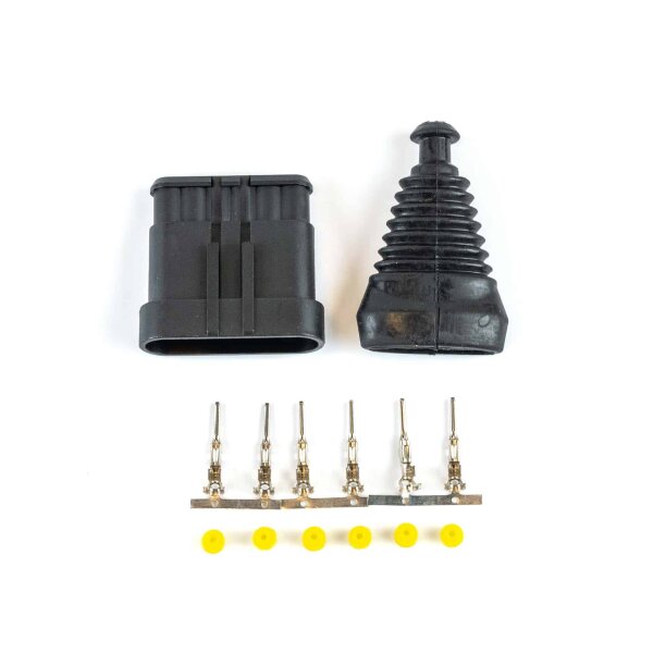 SuperSeal Bausatz 6-PIN Stecker / Buchse
