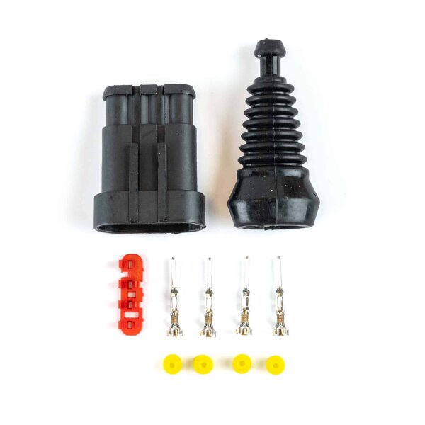SuperSeal Bausatz 4-PIN Stecker / Buchse