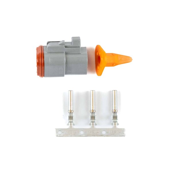 Deutsch Stecker 3-PIN Buchse / Stecker