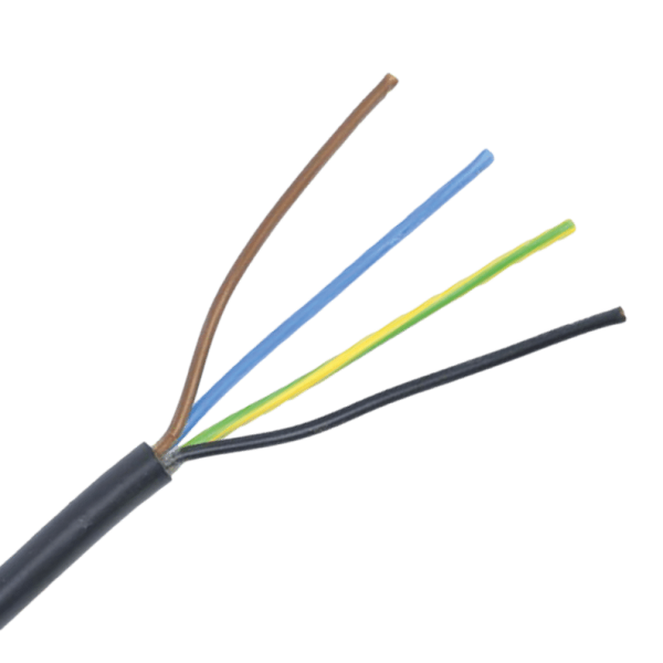 4-adriges Kabel | 1,00mm² | rot-gelb-grün-blau | 50m