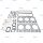 Dichtungsatz, Zylinderblock p.f. RENAULT TRUCKS 5001830802