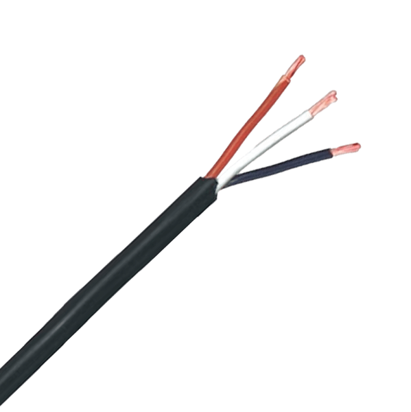 3-adriges Kabel | 1,50mm² | schwarz-braun-weiß | 50m