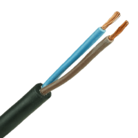 2-adriges Kabel | 1,00mm² | braun-blau | rund | 100m