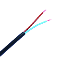 2-adriges Kabel | 0,75mm² | braun-blau | flach | 100m