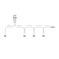 Y-Kabel für 4 Rückleuchten(5-PIN) inkl....
