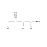 Y-Kabel für 3 Rückleuchten(5-PIN) inkl....