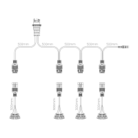 Y-Kabel für 4 Rückleuchten (Schiebekabel) inkl....