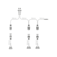 Y-Kabel für 3 Rückleuchten (Schiebekabel) inkl....