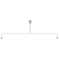 Rücklichtkabel 15P bay. auf 2x 7-PIN AMP exkl....