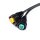 Rücklichtkabel 15P bay. auf 2x 7-PIN AMP exkl. Seitenkabel