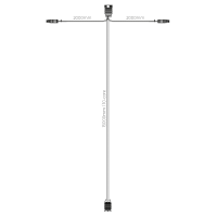 Hauptkabel 15m | inkl. Seitenkabel | 10-adrig | 2x 15P...