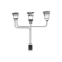 Frontkabel 15P | 24N | 24S, 150cm Kabel mit 15P Bajonett