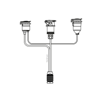 Frontkabel 15P | 24N | 24S, 150cm Kabel mit 15P Bajonett