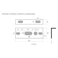 Montagebügel für S07F3001 / S07F3100 / S11F3002...