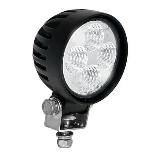 LED Arbeitsscheinwerfer | 12 Watt | 800 Lumen | 12-24v | Flutlichtstrahl schwarz | 8312BM