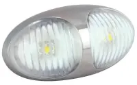 LED Positionsleuchte weiß | 12-24v | 10cm Kabel |...