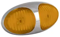 LED Umrissleuchte gelb | 12-24v | 10cm Kabel | 37CAM2P