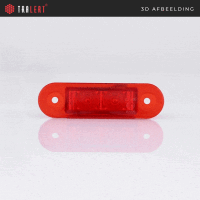 LED Positionsleuchte rot Einbau | 12-24v | 20cm Kabel | 7922RMB
