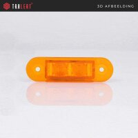 LED Positionsleuchte gelb Einbau | 12-24v | 20cm Kabel | 7922AMB