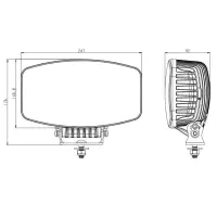 LED-Fernscheinwerfer für den Tag 10.000lm 9-36 Volt | WD-100100.1