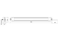 LED Innenbeleuchtung 98cm - 12-24v - motion - 50cm Kabel...