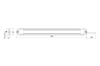 LED Innenbeleuchtung 68cm - 12-24v - motion - 50cm Kabel...