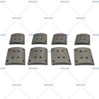 Belagsatz, Bremstrommel 414x220x19mm p.f. Renault...