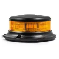 LED Rundumleuchte gelb mit gelb Linse | 12-24v | Magnet |...