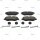 Scheibenbremsbelag Satz p.f. MERCEDES 9064210400