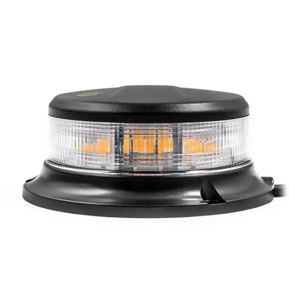 LED Rundumleuchte | gelb | mit klarer Linse | 12-24v | R65 | 3-Schraube | S07ZL601AC