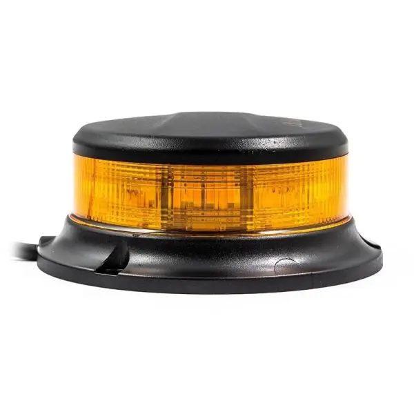 LED Rundumleuchte gelb mit gelb Linse | 12-24v | 3-Schraube | R65 | S07ZL601AA