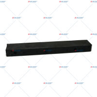 Rammpuffer  LxBxH 304x25x48, Lochdurchm. 13,5mm p.f....