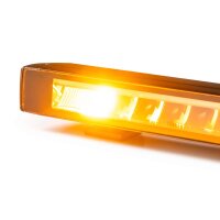 Lightbar Stratos 30cm | inkl. Blitzer | rot-gelb DRL