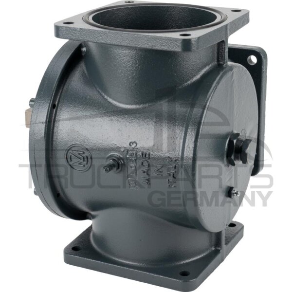 Dreiwegehahn 6" ohne Handhebel