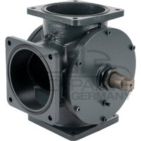 Dreiwegehahn 6" ohne Handhebel