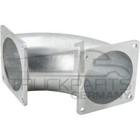 Bogen 90°, mit Flansch 6"