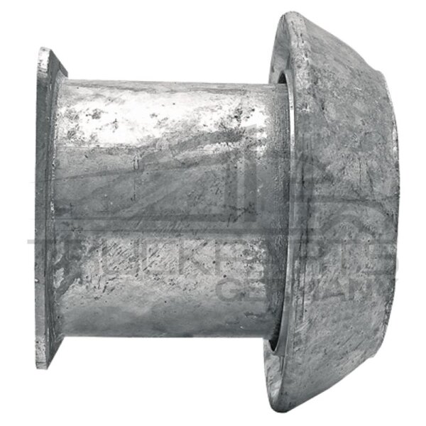 V-Teil 4" mit Flansch 4"