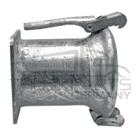 M-Teil 8" mit Flansch 8" feuerverzinkt
