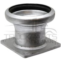Becher 6" mit Flansch 6"