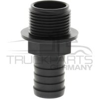 Schlauchtülle gerade, Ø 25mm x AG 1"