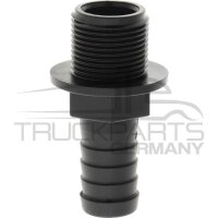 Schlauchtülle gerade, Ø 20mm x AG 3/4"